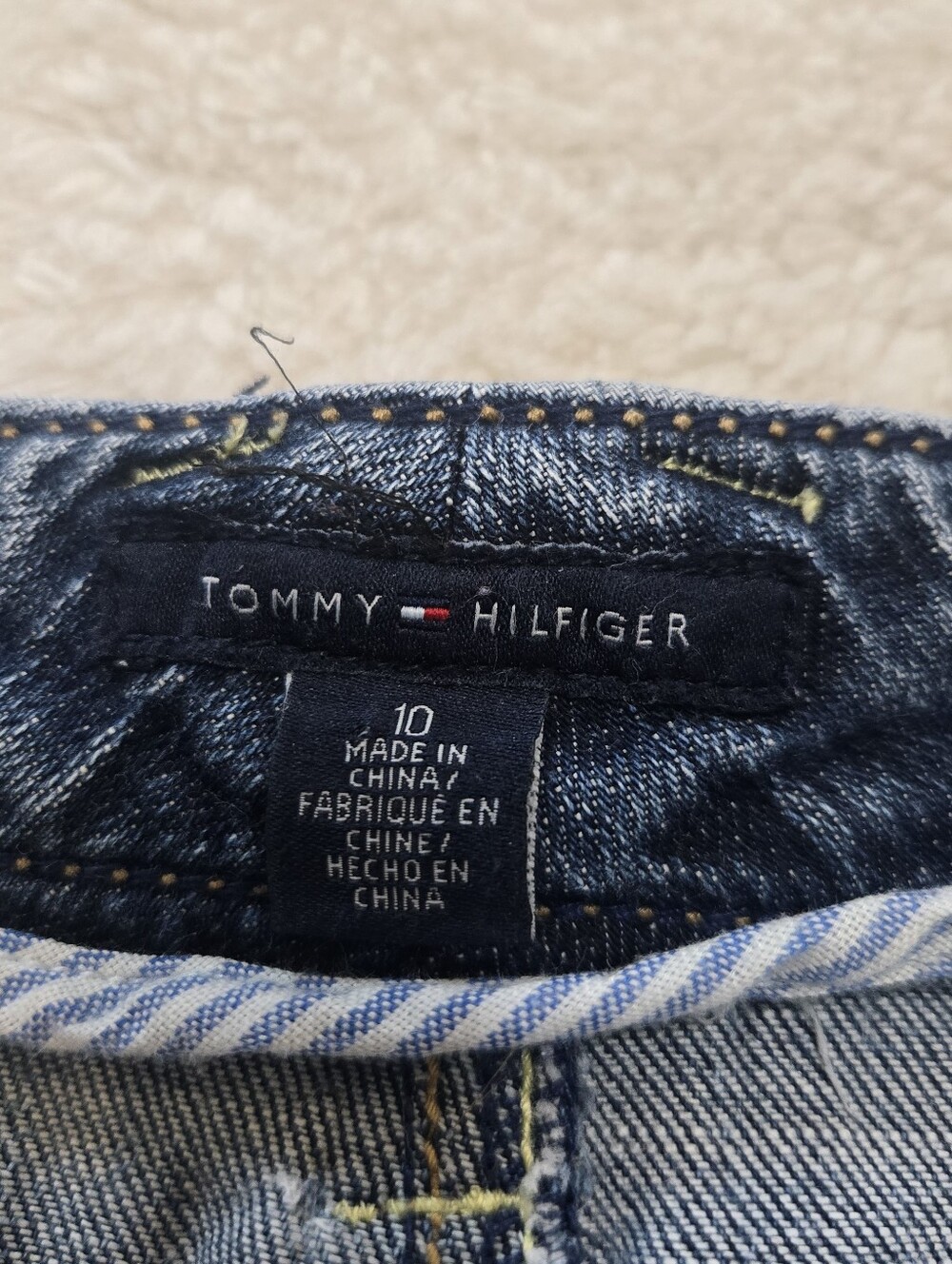 Tommy Hilfiger Vintage Y2K American Hope Classic Rise Bootcut Jeans, 10 - Picture 2 of 6
